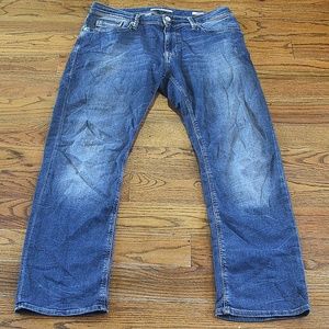MAVI JEANS - ZACH STRAIGHT LEG - DISTRESSED 34W